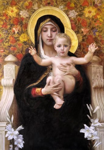 Madonna with Lilies (after W.A