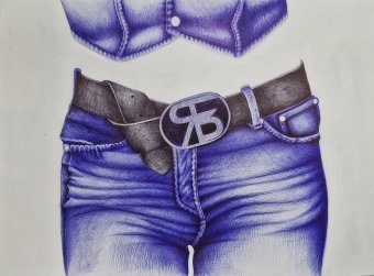 Графика "Ковбойский топ", иллюстратор bernardino авторучка бумага в Jose Art Gallery