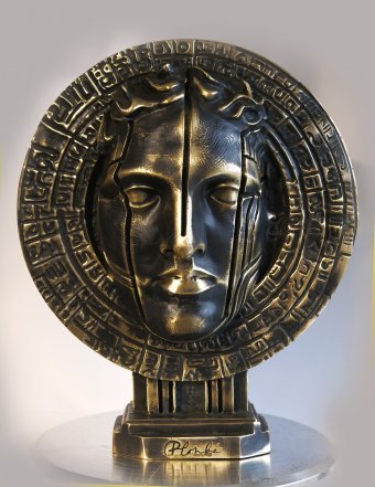 Sculpture "Midas Bronze Sculpture Power Symbolism" by sculptor Krzysztof Plonka Bronze at Jose Art Gallery