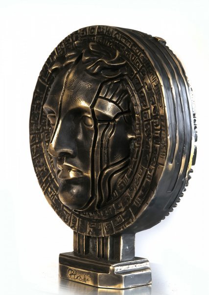 Image supplémentaire 3: Classique Mythologique Sculpture "Symbole de puissance de la sculpture en bronze de Midas", sculpteur Krzysztof Plonka Bronze 