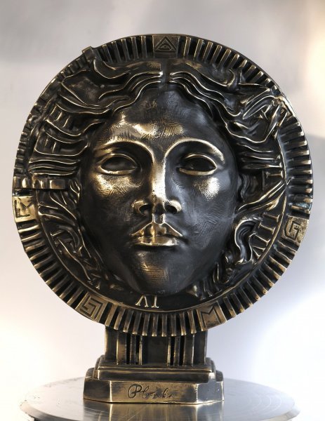 Image supplémentaire 4: Classique Mythologique Sculpture "Symbole de puissance de la sculpture en bronze de Midas", sculpteur Krzysztof Plonka Bronze 