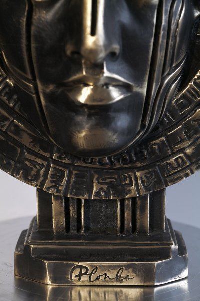 Image supplémentaire 7: Classique Mythologique Sculpture "Symbole de puissance de la sculpture en bronze de Midas", sculpteur Krzysztof Plonka Bronze 