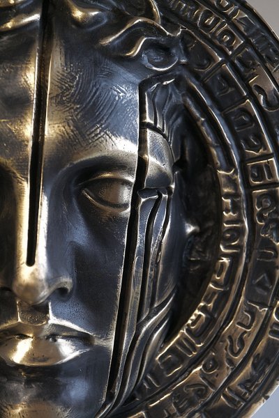 Image supplémentaire 8: Classique Mythologique Sculpture "Symbole de puissance de la sculpture en bronze de Midas", sculpteur Krzysztof Plonka Bronze 