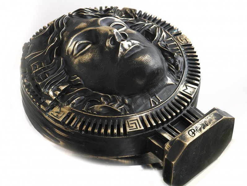 Image supplémentaire 9: Classique Mythologique Sculpture "Symbole de puissance de la sculpture en bronze de Midas", sculpteur Krzysztof Plonka Bronze 