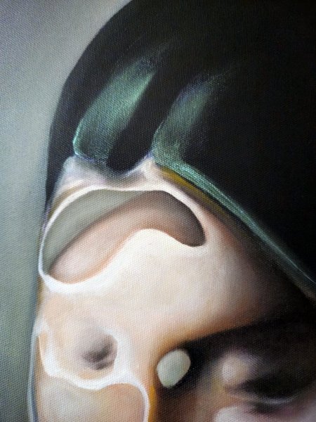 Additional view 3: Modern Portrait Painting MARRIAGE by painter Stefano Mazzolini oil canvas 