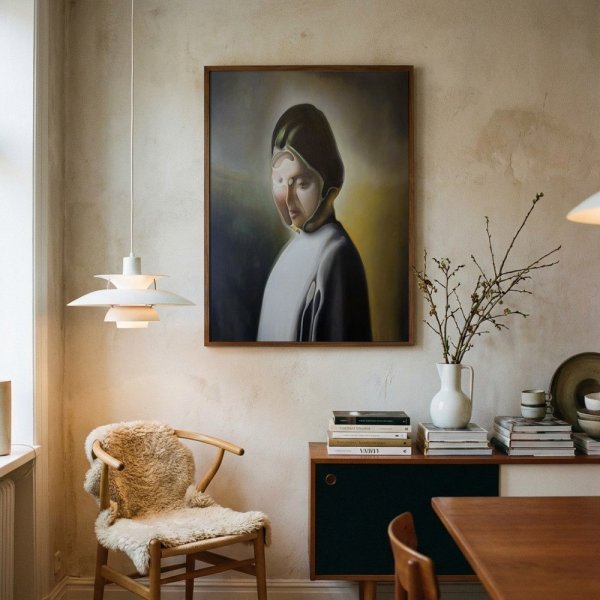 Additional view 8: Modern Portrait Painting MARRIAGE by painter Stefano Mazzolini oil canvas 