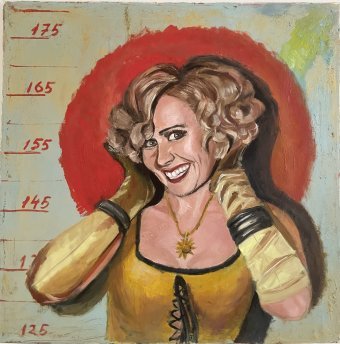 Painting "Expressive Portrait" by painter Tatiana Oskina oil canvas at Jose Art Gallery