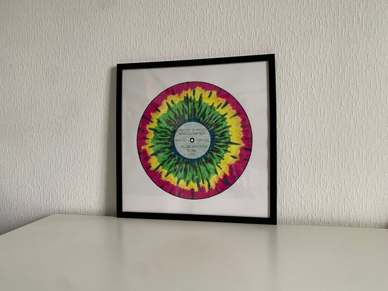 Zusätzliches Bild 1: Abstraktionismus Interieur Graphik "Sanfte Rhythmusklänge in Abstraktion", illustrator #artdjartem Tinte Papier 