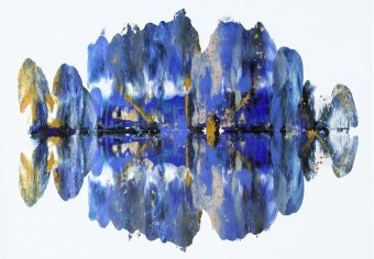 Painting "Mirror of Stillness" by painter Yuliya Chshipachyova acrylic canvas at Jose Art Gallery