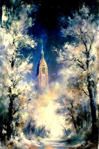 Arte digital "Niebla Etérea Imperial", artista digital Viktor Levchenko en Jose Art Gallery