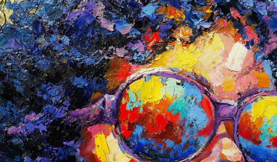 Additional view 5: Contemporary Art Portrait Painting Summer Drive by painter Viktoria Lapteva oil canvas 