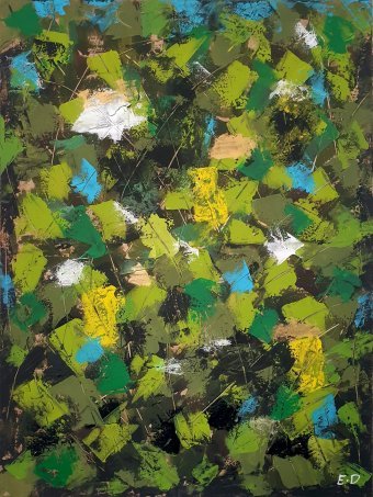 Painting "Bright Emptiness | 002/06" by painter Eddie Davidov acrylic canvas at Jose Art Gallery