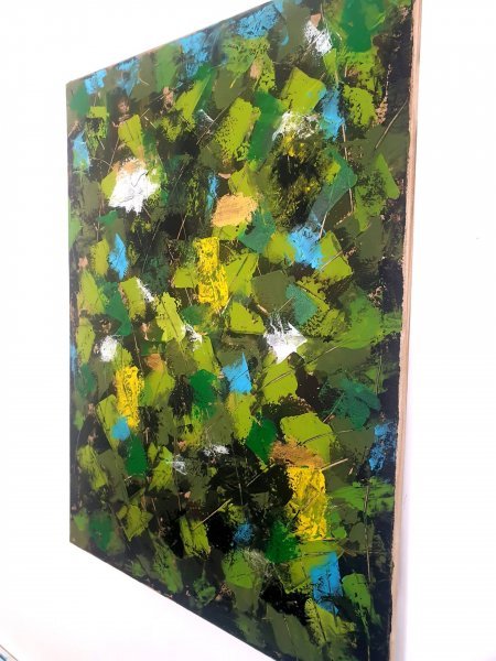 Additional view 2: Contemporary Art Landscape Painting Bright Emptiness | 002/06 by painter Eddie Davidov acrylic canvas 