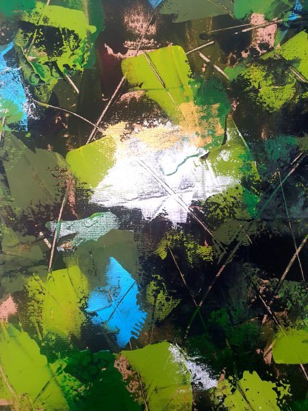 Additional view 3: Contemporary Art Landscape Painting Bright Emptiness | 002/06 by painter Eddie Davidov acrylic canvas 