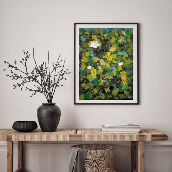 Additional view 5: Contemporary Art Landscape Painting Bright Emptiness | 002/06 by painter Eddie Davidov acrylic canvas 