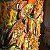Golden Palm of Life – painting
