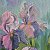 Iris Rainbow: A Burst of Spring Colors – painting