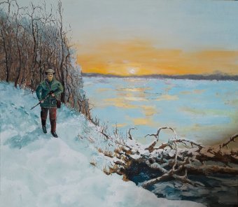 Pintura "Pintura al óleo Ranger", pintor Anton Zapotochny(Dovzhenko) óleo lienzo en Jose Art Gallery