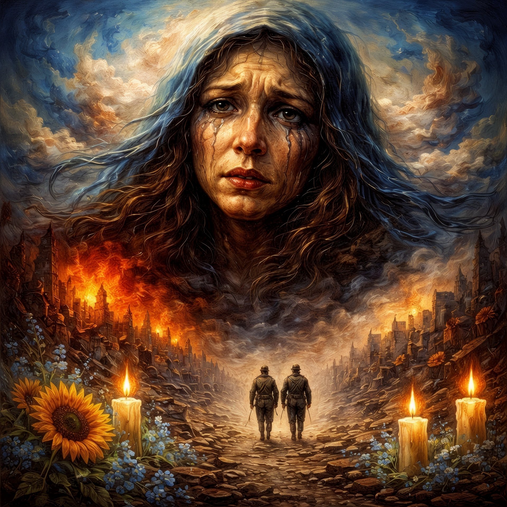 REBIRTH Drawing - Andrii Franchuk - Jose Art Gallery