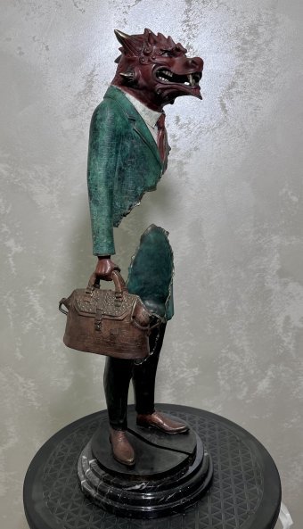 Sculpture "Commander" by sculptor Vitaliy Semenchenko Bronze at Jose Art Gallery