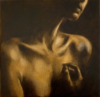 Nackte Wahrheit Dunkler Akt Emotionale Kunst