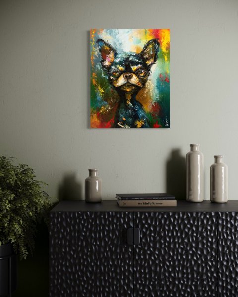 Additional view 9: Impressionism Animal Painting Little Boss by painter Liubov Kuptsova oil canvas 