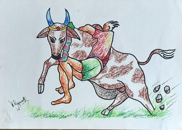 Jallikattu: Spielerisches Fabelwesen
