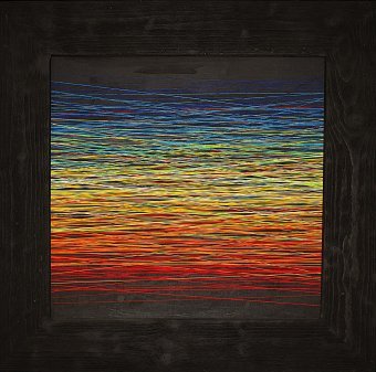 Pintura "Pasajes", pintor Mauro Lupi técnica mixta madera en Jose Art Gallery