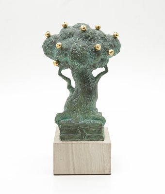 Sculpture "Arbre du désir", sculpteur Volodymyr Mykytenko Bronze à la Jose Art Gallery