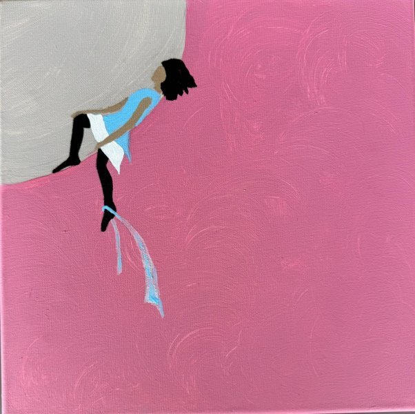 Additional view 5: Minimalism Interior Painting Quiet Balance by painter Geula acrylic canvas 