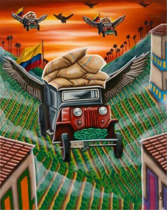Magic Over the Coffee Harvest