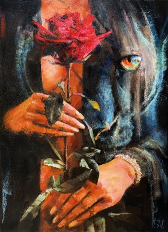 Rose Mystery Girl Passion Portrait