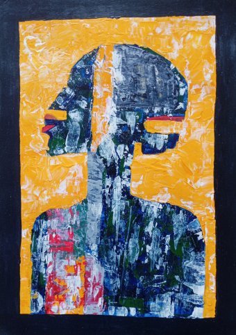 Malerei "Der Atem Afrikas", maler/-in Bethsaleel N'goran Acryl Papier in der Jose Art Gallery
