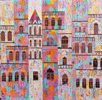 Farbe, Stadtlandschaft und Lichtspiel
