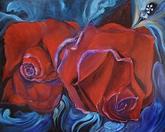 Large Red Roses