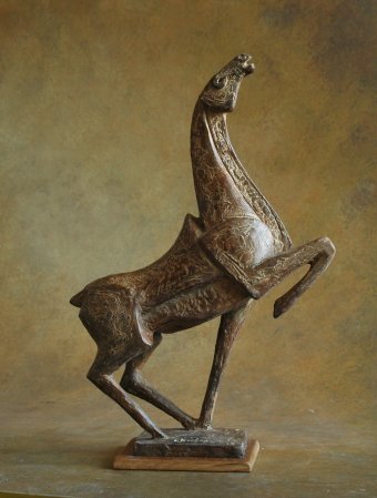 Sculpture "STALLONE" by sculptor Orazio Barbagallo Bronze at Jose Art Gallery