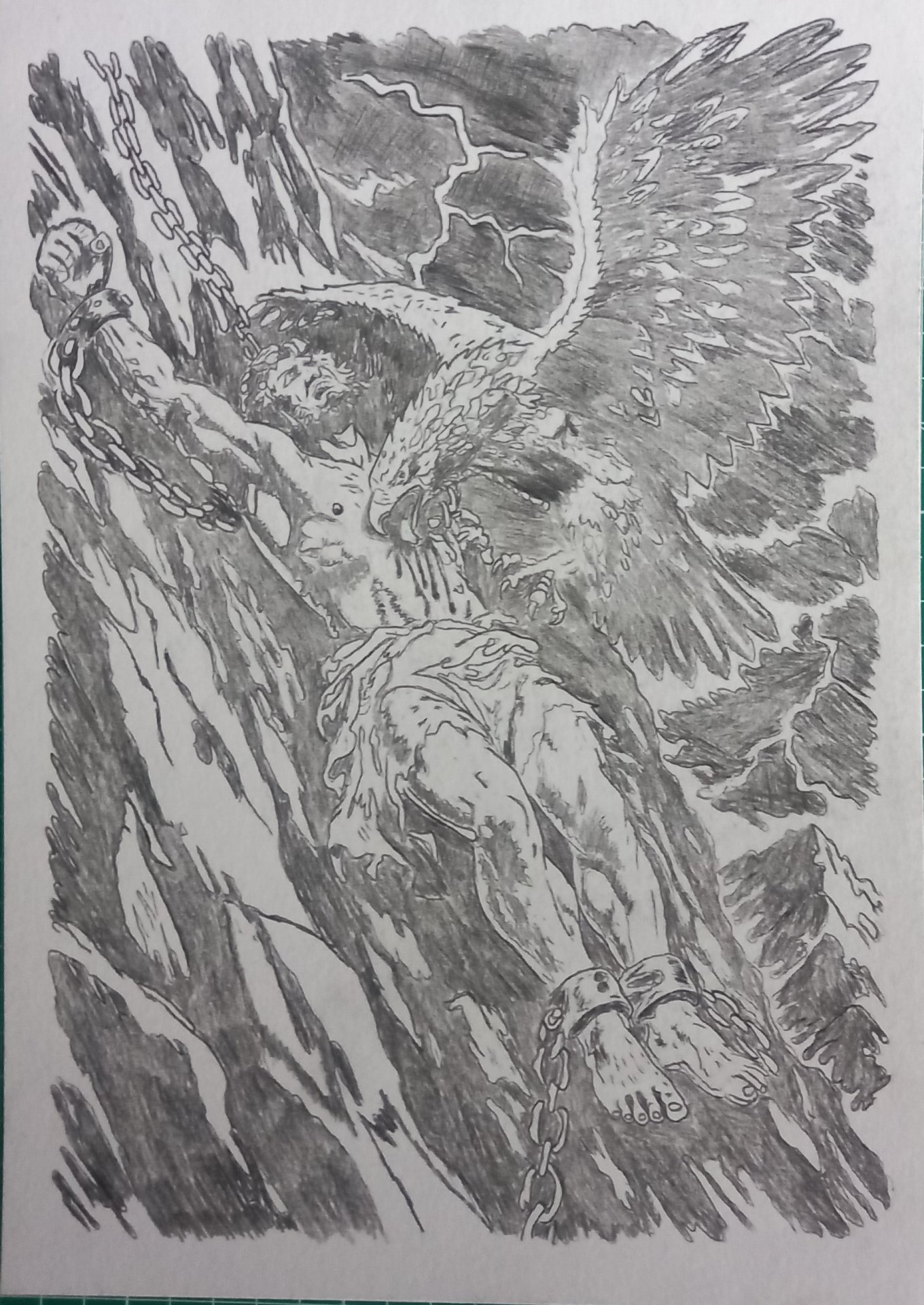 Prometheus Painting by Temnyy - Jose Art Gallery