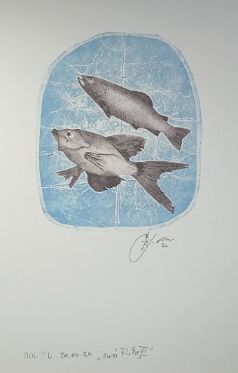 Two Fish VII: Harmony Beneath Waves