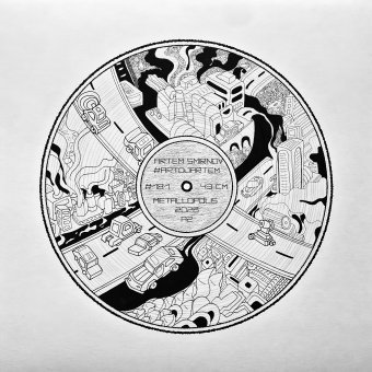 Drawing "Стальной город А2: Индустрия и Урбанистика" by illustrator #artdjartem pen paper at Jose Art Gallery