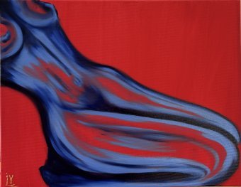 Живопись "Код Силуэта #3", живописец Inna Yarmolenko смешанная техника холст в Jose Art Gallery