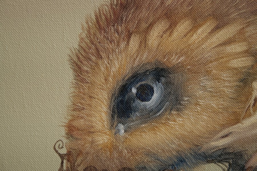 Additional view 1: Surrealism Animal Painting Surveyors by painter Ed Schaap oil canvas 