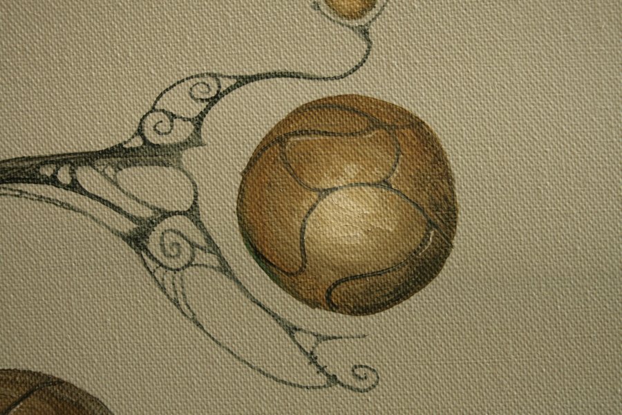 Additional view 3: Surrealism Animal Painting Surveyors by painter Ed Schaap oil canvas 