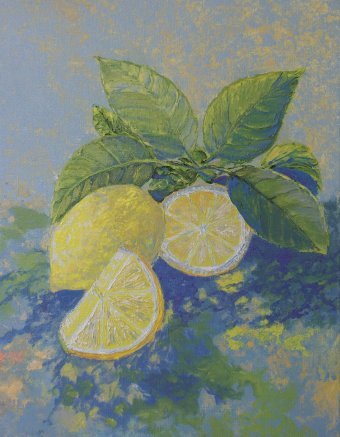 Peinture à l'huile Citrons