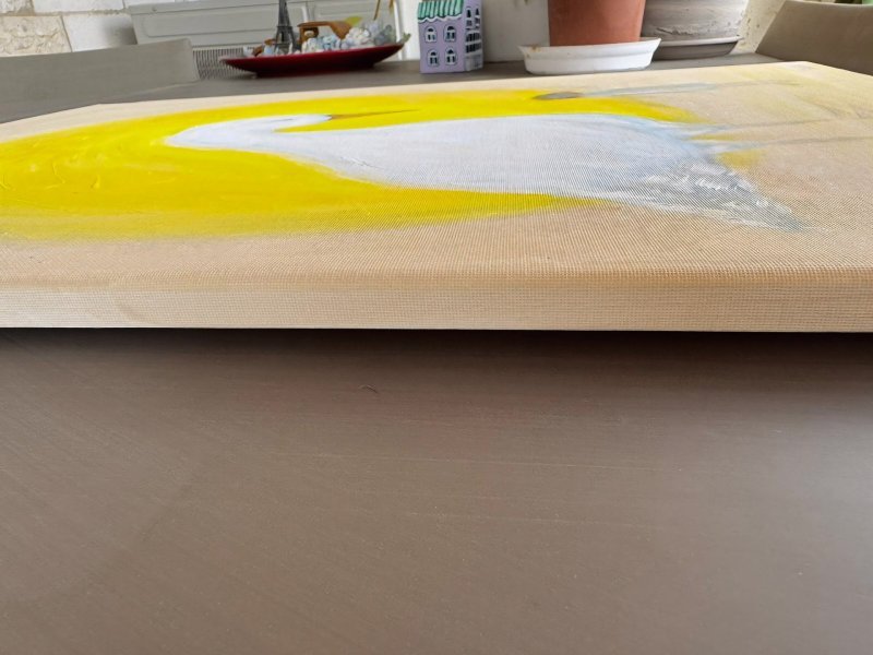 Additional view 4: Minimalism Interior Painting The Guardian by painter Geula acrylic canvas 