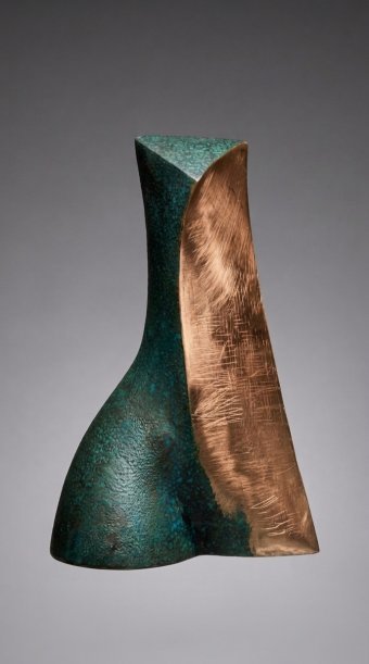 Sculpture "Taboo" by sculptor Leo Adam Bronze at Jose Art Gallery