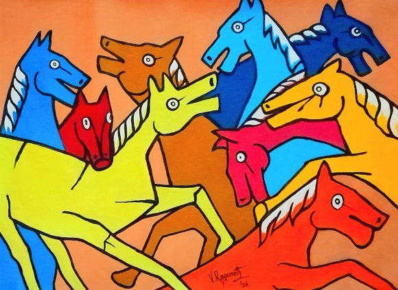 TANZENDE FARBEN AUF HOCHTOUREN