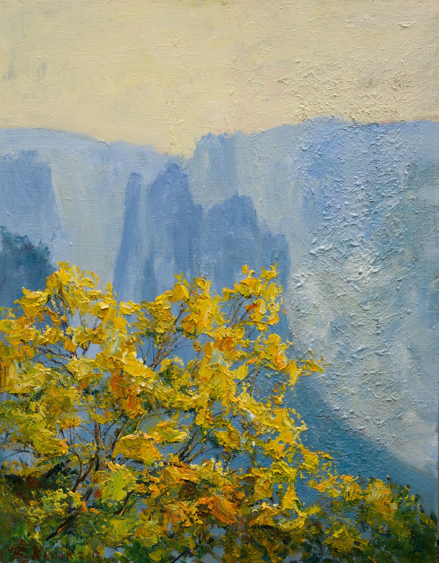 Autumn in Zhangjiajie! China Painting by Vladimir Koziuck