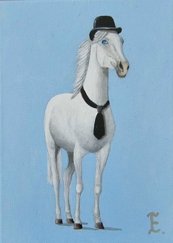Pittura "Bianco", pittore Ekaterina Bespolova acrilico tela alla Jose Art Gallery