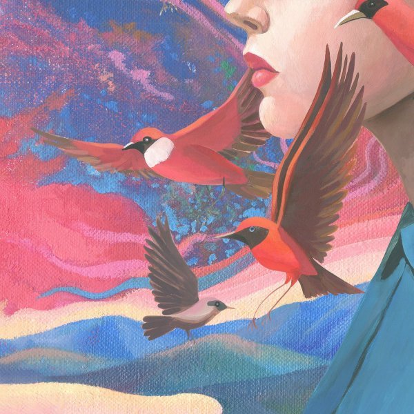 Immagine aggiuntiva 4: Collage Ritratto Arte digitale "Indeterminismo dell'Essere", artista digitale Lana Korolievskaia 
