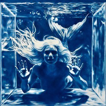 Painting "The Secret of the Mermaid: Inner Freedom" by painter Julia Shilo oil canvas at Jose Art Gallery